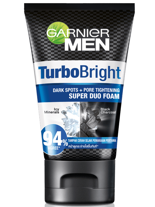 Garnier Men Power White Anti Dark Spots Pore Tightening Super Duo Foam